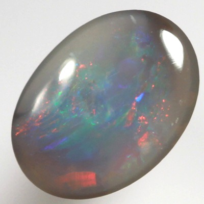 SOLID SEMI BLACK OPAL Bright red over blue